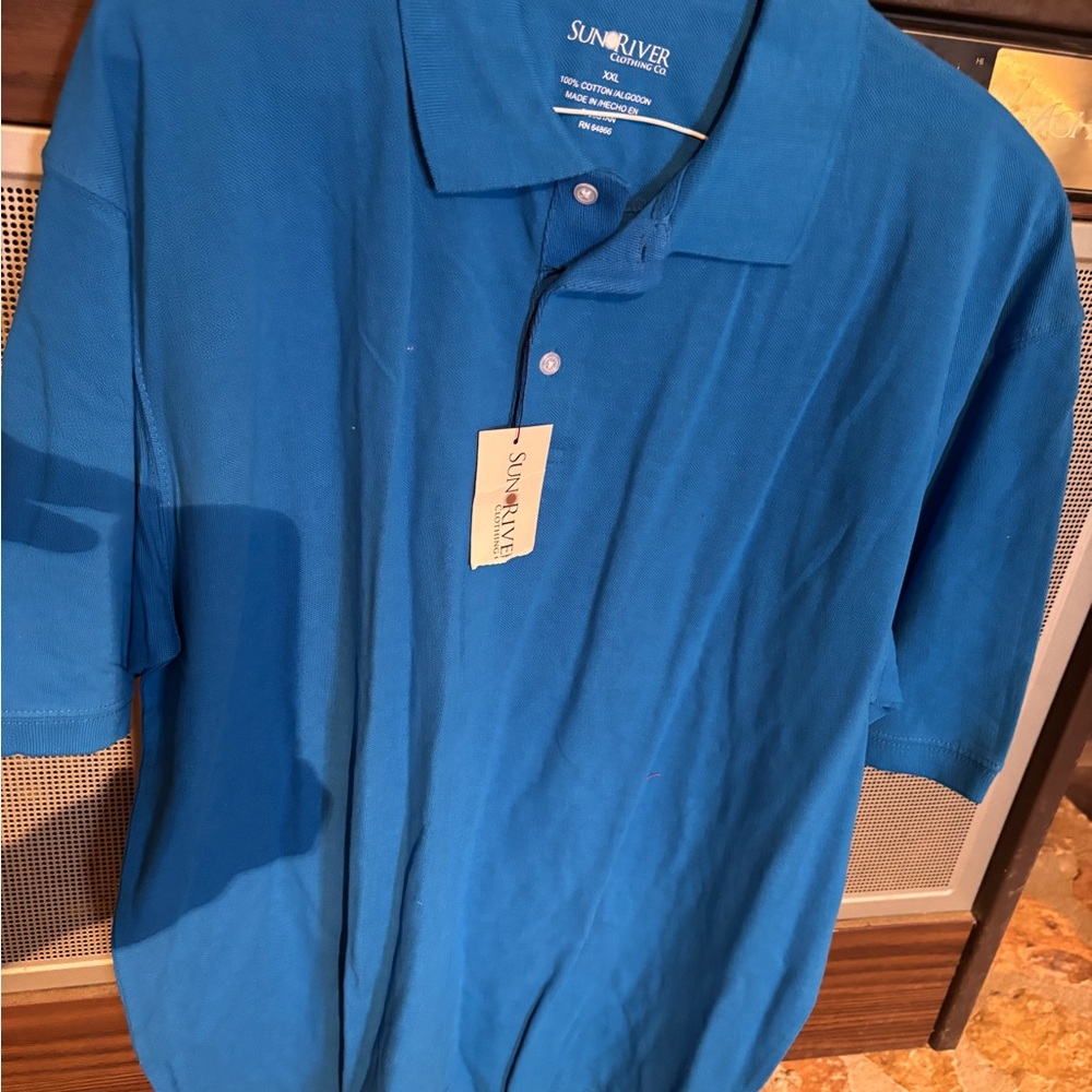 Men's Blue Polo Shirt